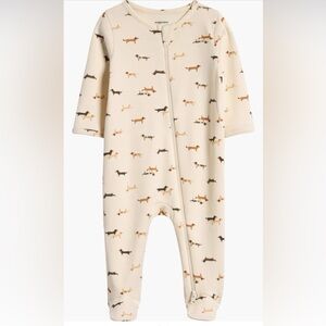 Nordstrom Baby Zip-Up Footed Sleeper 3 Months
